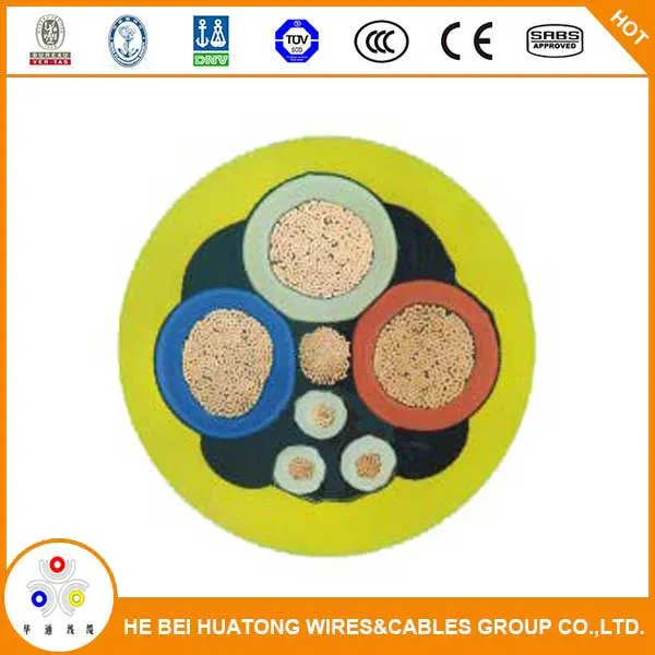 Hot Sale Electrical Trailing Cable for Mining Use Underground Wire 0.6/1kv 3.6/6kv Flexible Rubber Sheathed
