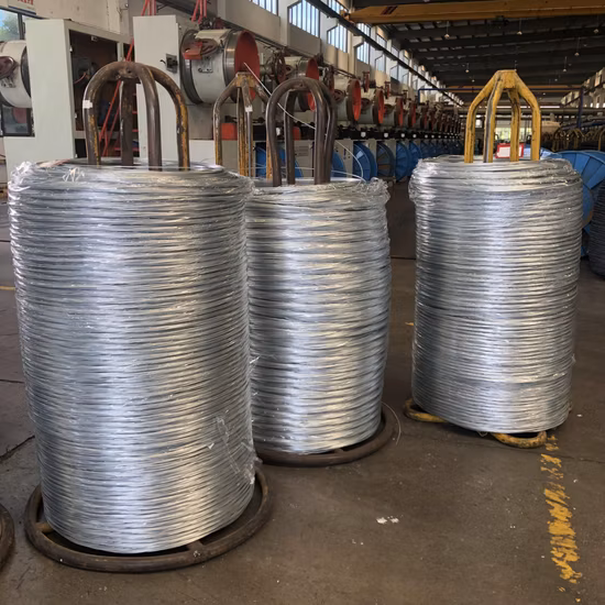 Zinc Wire Galvanized Steel Wire 16# 18# 20# Galvanized Steel Wire for Buidling