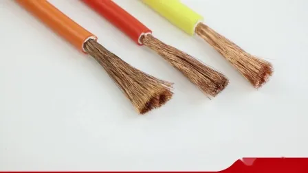 Low Voltage Annealed Copper Conductor -40degree NBR Sheath Welding Cable