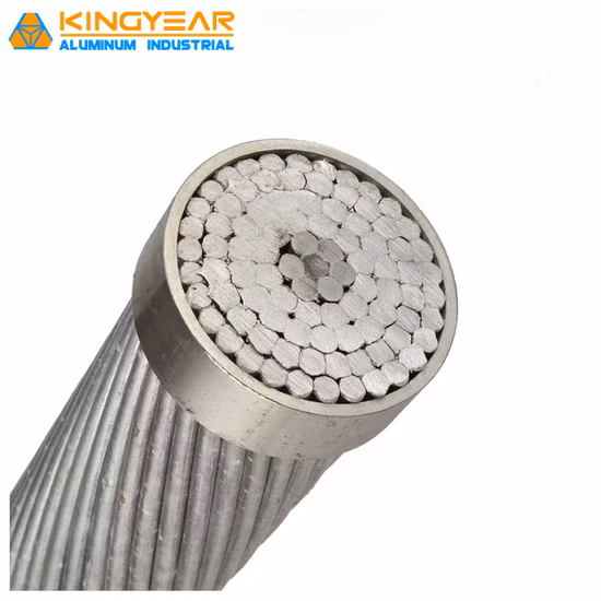 BS 215 Overhead ACSR Bare Conductor Racoon 75mm2 6/4.10 1/4.10 for Power Transmission Line