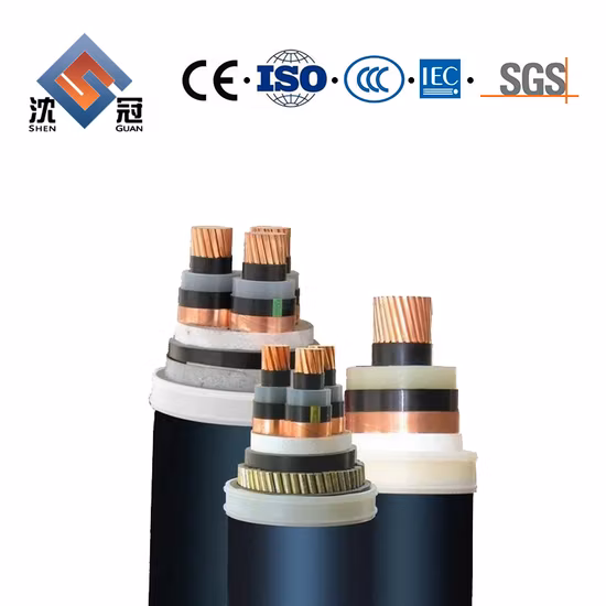 Shenguan Copper Power XLPE/PVC Insulated 4 Core 25mm 70mm 16mm Swa Armoured Electrical Low Voltage Power Cable Underground Cable